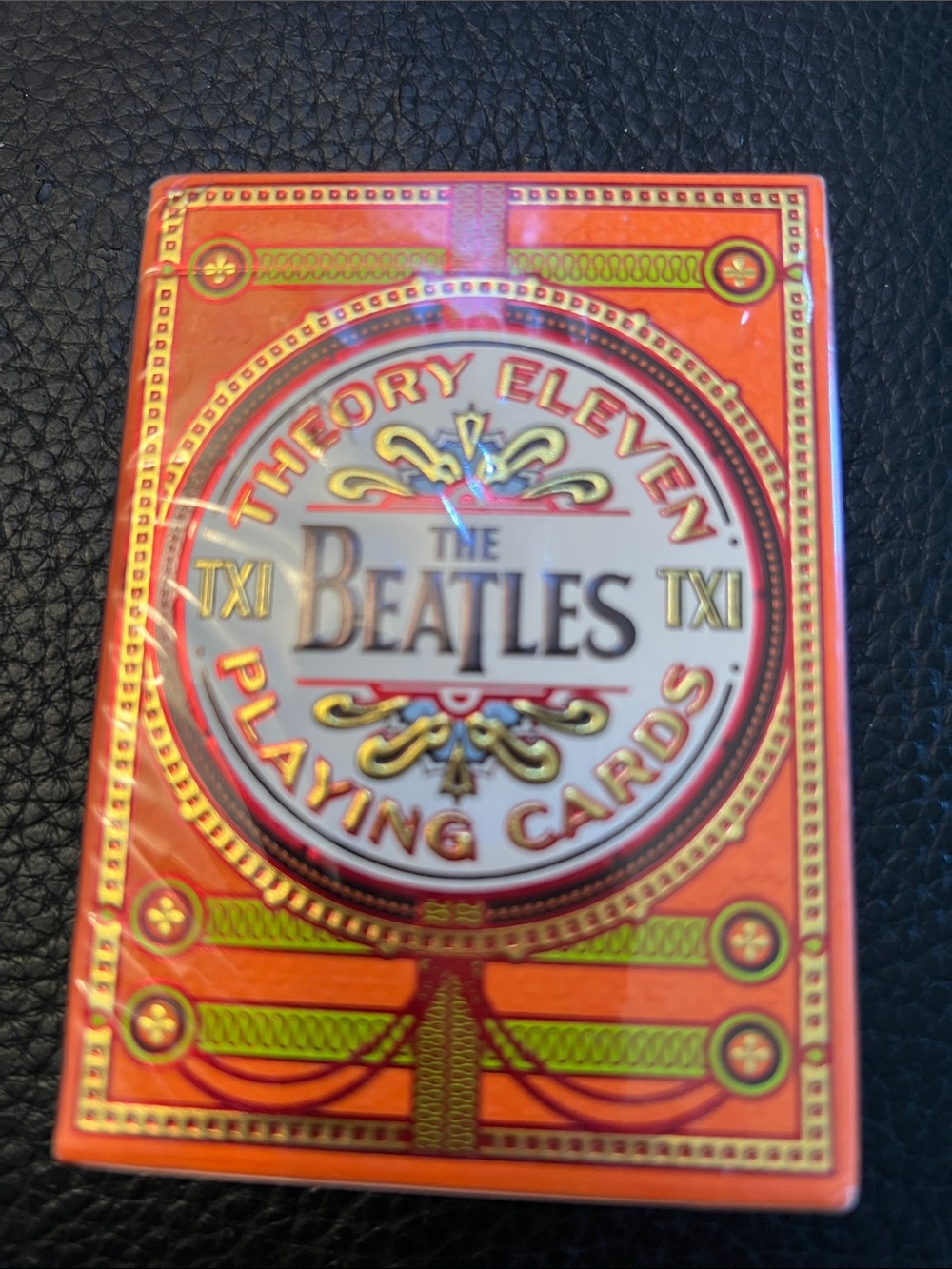 The Beatles Orange Deck of Playing Cards by Theory